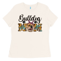 Bone western bulldog mom Ladies Tee - RanaPortraitStore