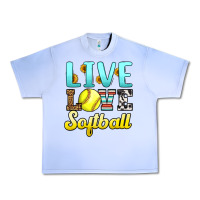 Grape Ice live love softball Urban Heavy Tee - LillyAllenDesigns