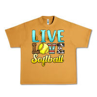 Peanut Butter live love softball Urban Heavy Tee - LillyAllenDesigns