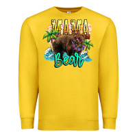 Lemon Mama bear summer Premium Sweatshirt - NancyCooperArtShop