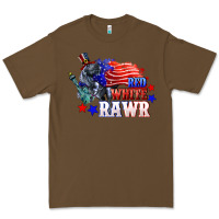 Cacao Red white rawr 4th of july Premium Tee - CowGirlArtShop