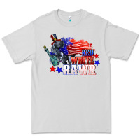 Dove Grey Red white rawr 4th of july Premium Tee - CowGirlArtShop