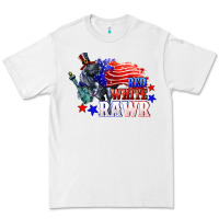 White Red white rawr 4th of july Premium Tee - CowGirlArtShop