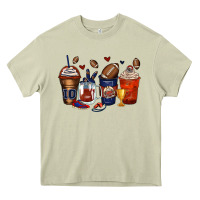 Mossy american football coffee cups Heavy Core Tee - Zillion Design Studio