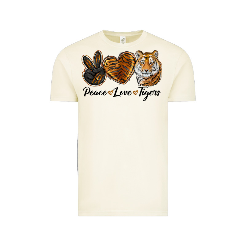 Peace Love Tigers Vintage Tee by LillyAllenDesigns | Teevron