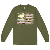 Army Green duck hunter flag Long Sleeve Tee - MaliasSmallBusiness