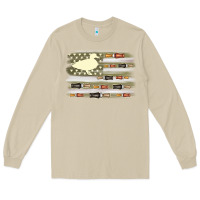Mushroom duck hunter flag Long Sleeve Tee - MaliasSmallBusiness