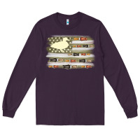 Plum duck hunter flag Long Sleeve Tee - MaliasSmallBusiness