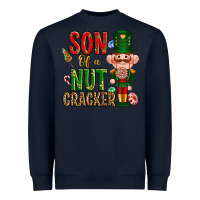 Navy Christmas son of a nutcracker Heavyweight Sweatshirt - NancyCooperArtShop
