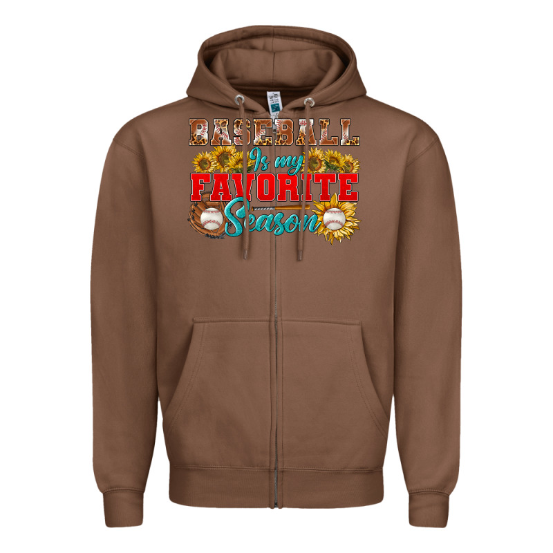 Baseball Is My Favorite Season Zipper Hoodie by BundleAndBundleShop | Teevron