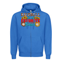 True Royal baseball is my favorite season Zipper Hoodie - BundleAndBundleShop
