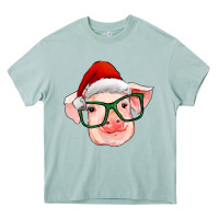 Arona christmas pig with santa claus hat Heavy Core Tee - RanaPortraitStore