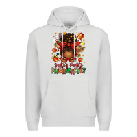 Dove Grey santas favorite pharmacist afro messy bun Premium Hoodie - texasbilliewilder