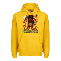 Lemon santas favorite pharmacist afro messy bun Premium Hoodie - texasbilliewilder