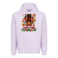 Lilac santas favorite pharmacist afro messy bun Premium Hoodie - texasbilliewilder