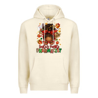Sandshell santas favorite pharmacist afro messy bun Premium Hoodie - texasbilliewilder