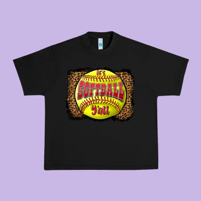 It's Softball Y'all Urban Heavy Tee Designed By Lillyallendesigns