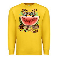 Lemon sweet summer time watermelon Premium Sweatshirt - NancyCooperArtShop