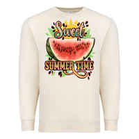 Sandshell sweet summer time watermelon Premium Sweatshirt - NancyCooperArtShop