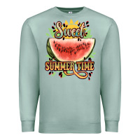 Seafoam sweet summer time watermelon Premium Sweatshirt - NancyCooperArtShop