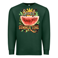 Sports Green sweet summer time watermelon Premium Sweatshirt - NancyCooperArtShop