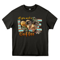 Asphalt all you need is love coffee Heavy Core Tee - BarkalooDesign