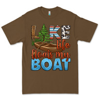 Cacao lake life floats my boat Premium Tee - HRA Design Shop