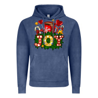 Vintage Denim christmas joy coffee and candies Vintage Hoodie - AdoDesignShop