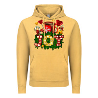 Vintage Mustard christmas joy coffee and candies Vintage Hoodie - AdoDesignShop