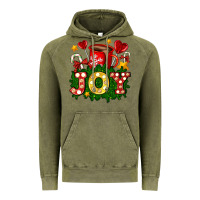 Vintage Olive christmas joy coffee and candies Vintage Hoodie - AdoDesignShop