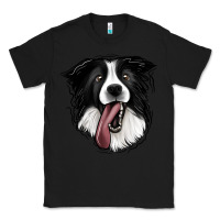 Black Border Collie Classic Tee - Jasminsmagicworld