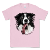 Bubblegum Pink Border Collie Classic Tee - Jasminsmagicworld
