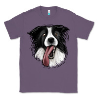 Lavender Border Collie Classic Tee - Jasminsmagicworld
