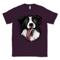 Plum Border Collie Classic Tee - Jasminsmagicworld