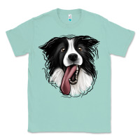 Seafoam Border Collie Classic Tee - Jasminsmagicworld