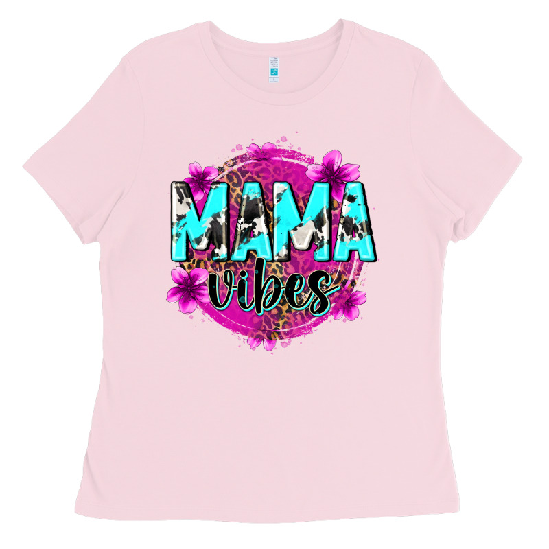Mama Vibes Ladies Tee by Zillion Design Studio | Teevron
