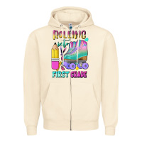 Sandshell rolling into first grade Zipper Hoodie - BundleAndBundleShop