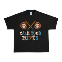 Black calm your mitts Urban Heavy Tee - AdoDesignShop