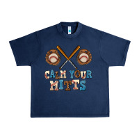 Navy calm your mitts Urban Heavy Tee - AdoDesignShop