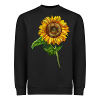 Black mammoth sunflower Heavyweight Sweatshirt - LillyAllenDesigns