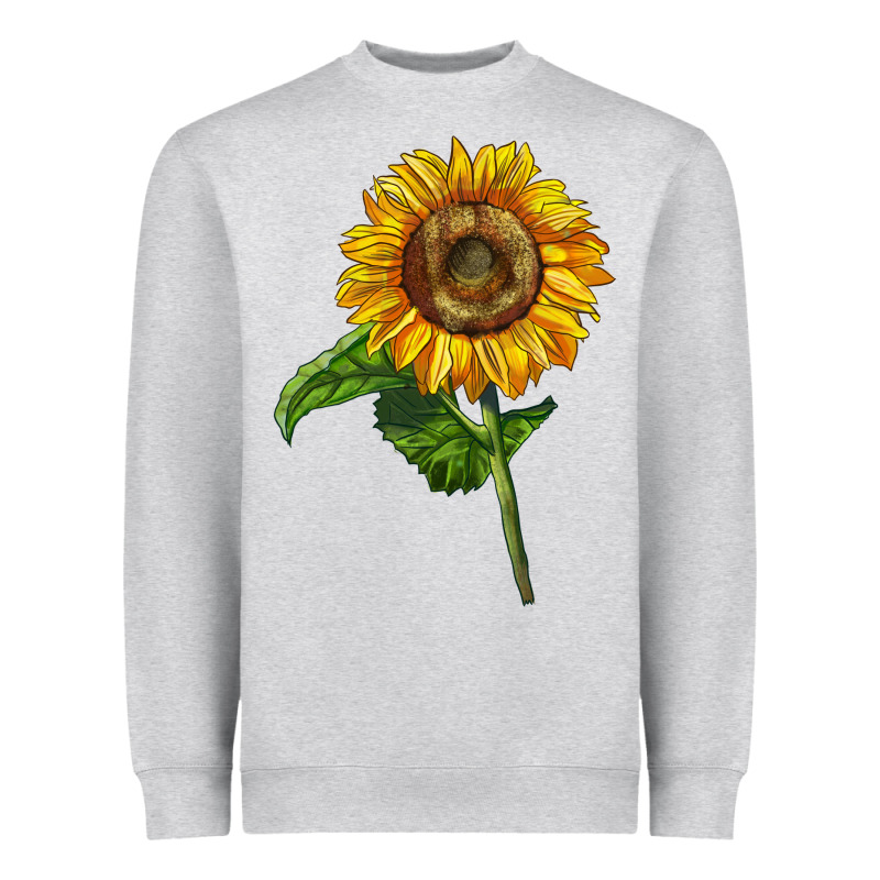 Mammoth Sunflower Heavyweight Sweatshirt by LillyAllenDesigns | Teevron