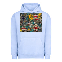 Pigment Grape Ice America Flag Leopard Gemstone Sunflower Urban Hoodie - CowCowDesign
