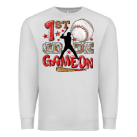 Dove Grey back to school 1st baseball game on Premium Sweatshirt - NancyCooperArtShop
