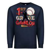 Navy back to school 1st baseball game on Premium Sweatshirt - NancyCooperArtShop