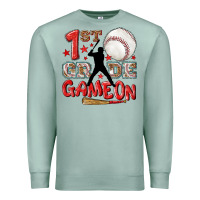 Seafoam back to school 1st baseball game on Premium Sweatshirt - NancyCooperArtShop