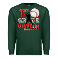 Sports Green back to school 1st baseball game on Premium Sweatshirt - NancyCooperArtShop