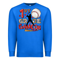 True Royal back to school 1st baseball game on Premium Sweatshirt - NancyCooperArtShop