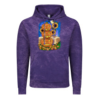 Cloud Purple pumpkin sunflower Vintage Hoodie - JahusDesignShop