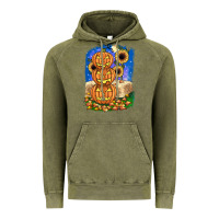 Vintage Olive pumpkin sunflower Vintage Hoodie - JahusDesignShop