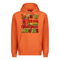 Carrot hot cocoa and christmas movies Premium Hoodie - texasbilliewilder